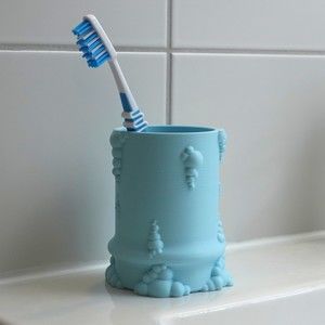 Gazzaladra Bubbles Toothbrush Holder with Drainage, Toothbrush Stand